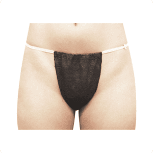 Disposable Black Thong