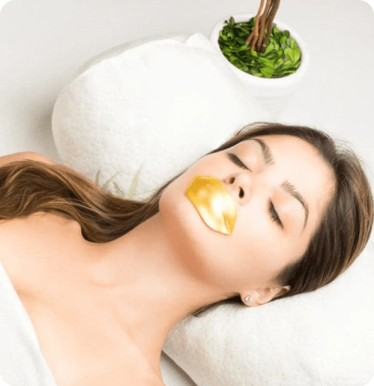 Gold Lip Mask for Hydration