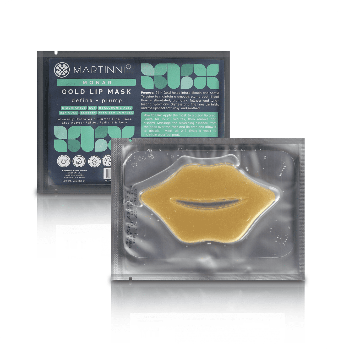 Gold Lip Mask for Hydration - Image 2