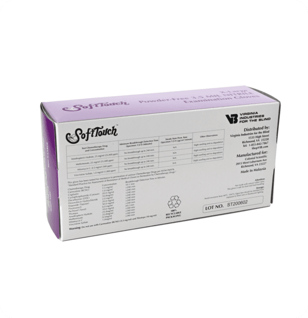 SoftTouch 3.5 Mil Nitrile Gloves XL - Image 3