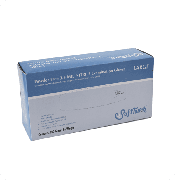 SoftTouch 3.5 Mil Nitrile Gloves L